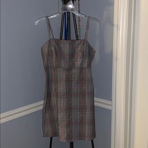 Plaid hollister mini dress